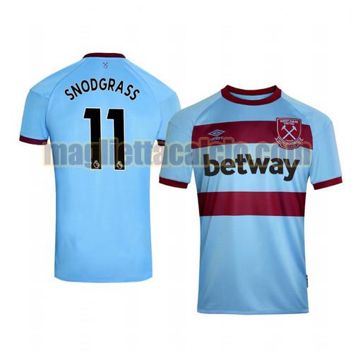 maglia robert snodgrass 11 west ham uomo seconda 2020-2021