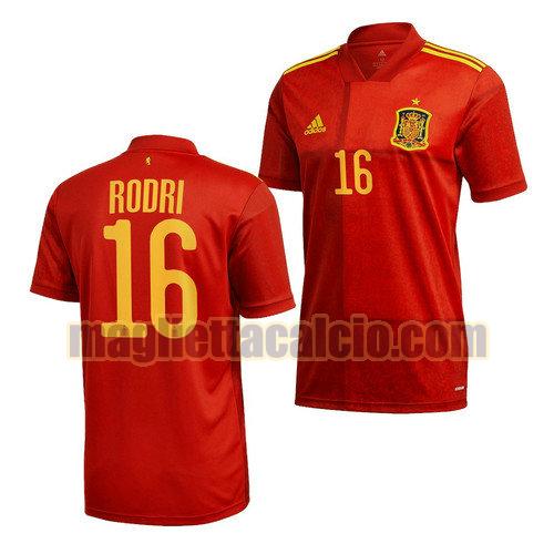 maglia rodri 16 spagna uomo prima 2022