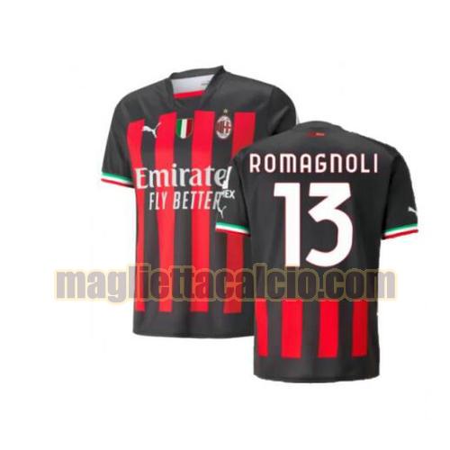 maglia romagnoli 13 ac milan uomo prima 2022-2023