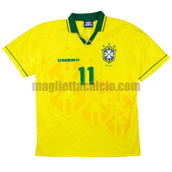 maglia romario 11 brasile uomo giallo prima divisa 1994