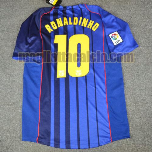 maglia ronaldinho 10 barcellona uomo seconda divisa 2004-2005