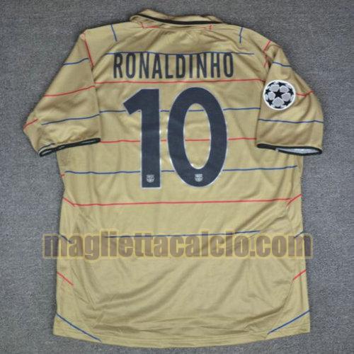 maglia ronaldinho 9 barcellona uomo seconda divisa 2003-2004