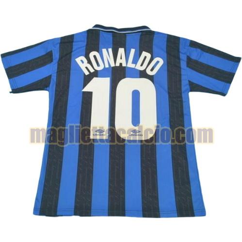 maglia ronaldo 10 inter milan uomo prima divisa 1997-1998