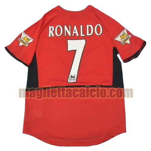 maglia ronaldo 7 manchester united uomo prima divisa 2002-2004