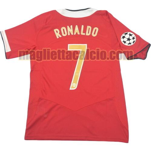 maglia ronaldo 7 manchester united uomo prima divisa 2006-2007