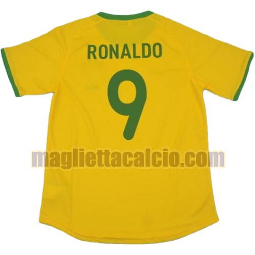 maglia ronaldo 9 brasile uomo prima divisa 2000