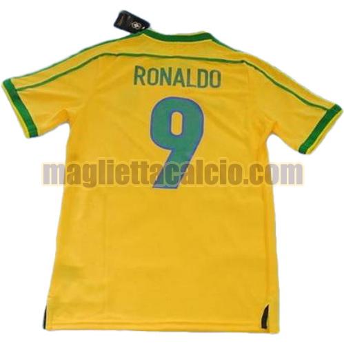 maglia ronaldo 9 brasile uomo prima divisa coppa del mondo 1998