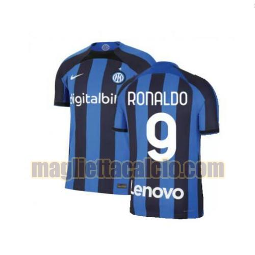 maglia ronaldo 9 inter milan uomo prima 2022-2023