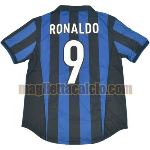 maglia ronaldo 9 inter milan uomo prima divisa 1998-1999