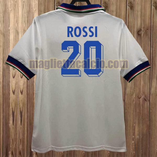 maglia rossi 20 italia uomo bianco seconda 1982