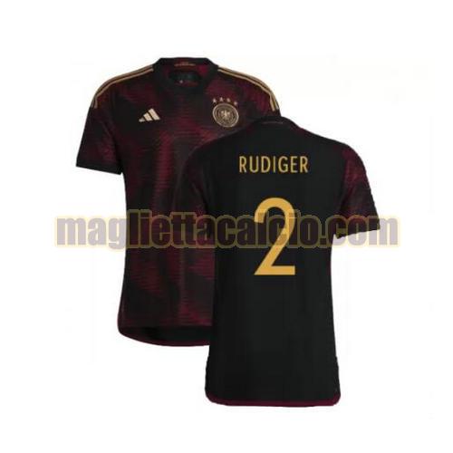 maglia rudiger 2 germania uomo seconda 2022