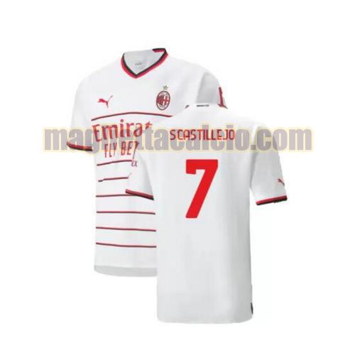 maglia s.castillejo 7 ac milan uomo seconda 2022-2023