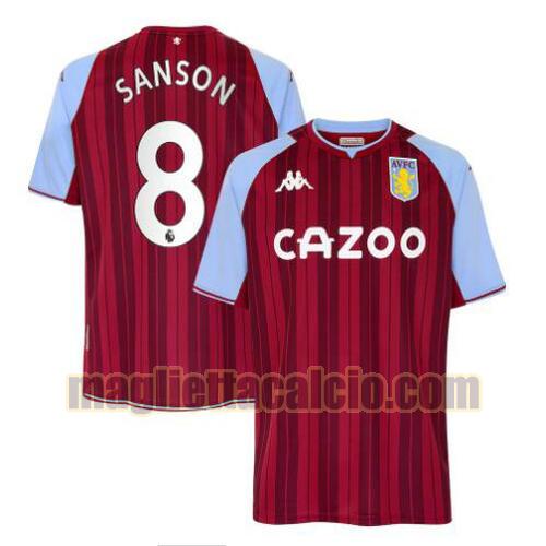 maglia sanson 8 aston villa uomo prima 2021-2022