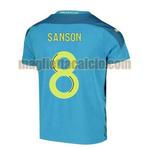 maglia sanson 8 olympique marsiglia uomo terza 2020-2021