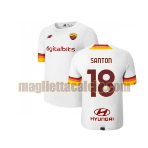 maglia santon 18 as roma uomo seconda 2021-2022