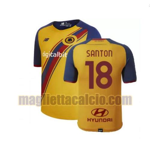 maglia santon 18 as roma uomo terza 2021-2022