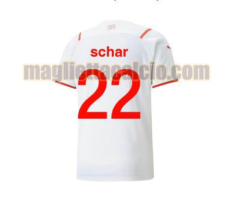 maglia schar 22 svizzera uomo seconda 2021-2022