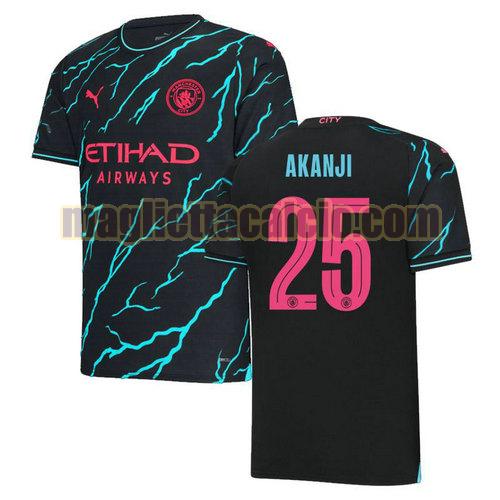 maglia seconda akanji 25 manchester city uomo 2023-2024