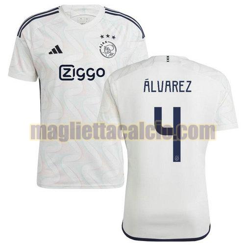 maglia seconda alvarez 4 afc ajax uomo 2023-2024