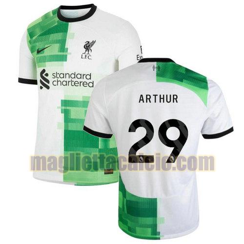 maglia seconda arthur 29 liverpool uomo 2023-2024