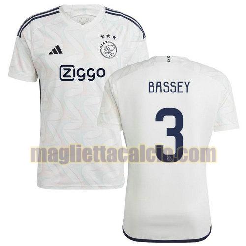 maglia seconda bassey 3 afc ajax uomo 2023-2024