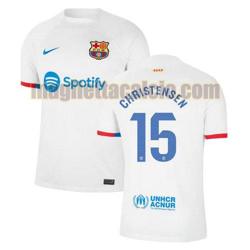 maglia seconda christensen 15 barcellona uomo 2023-2024