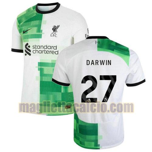 maglia seconda darwin 27 liverpool uomo 2023-2024