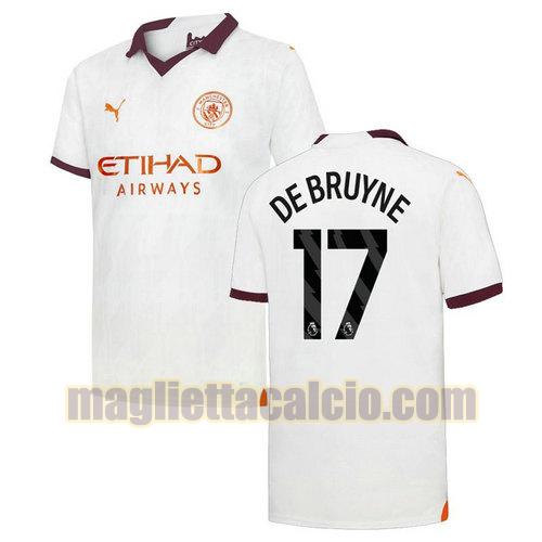 maglia seconda de bruyne 17 manchester city uomo 2023-2024