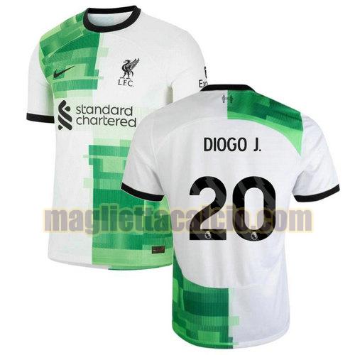 maglia seconda diogo j 20 liverpool uomo 2023-2024