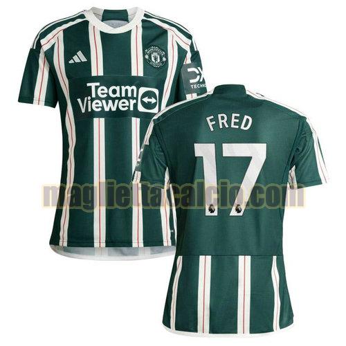 maglia seconda fred 17 manchester united uomo 2023-2024