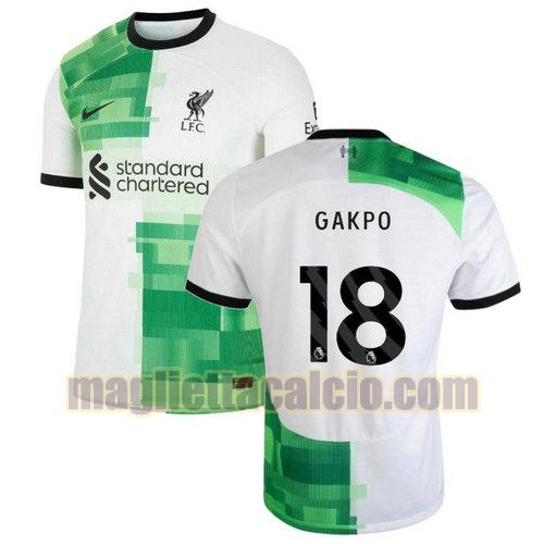 maglia seconda gakpo 18 liverpool uomo 2023-2024