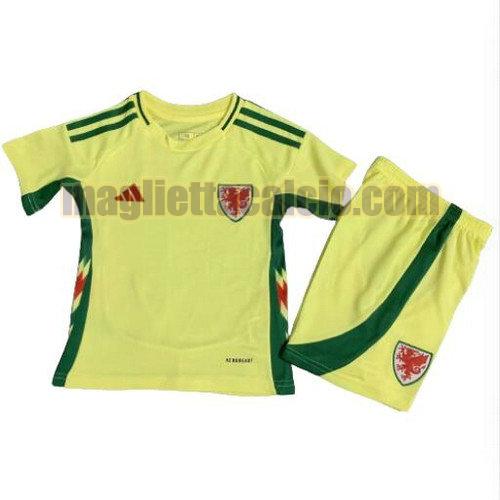 maglia seconda galles bambino 2024