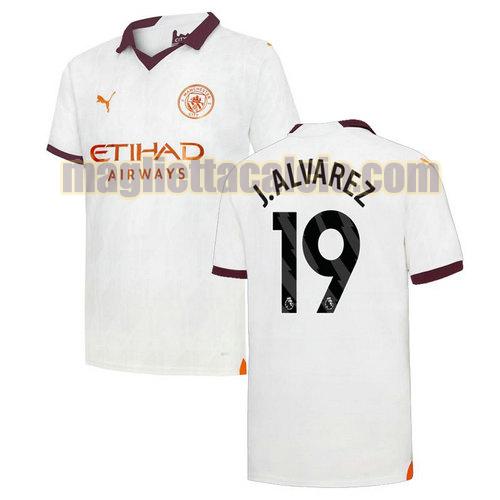 maglia seconda j. alvarez 19 manchester city uomo 2023-2024