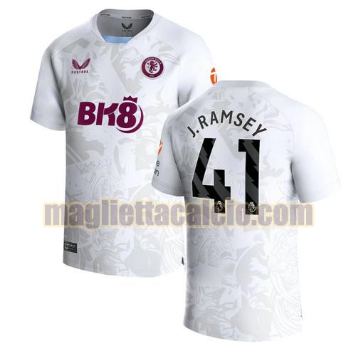 maglia seconda j. ramsey 41 aston villa uomo 2023-2024