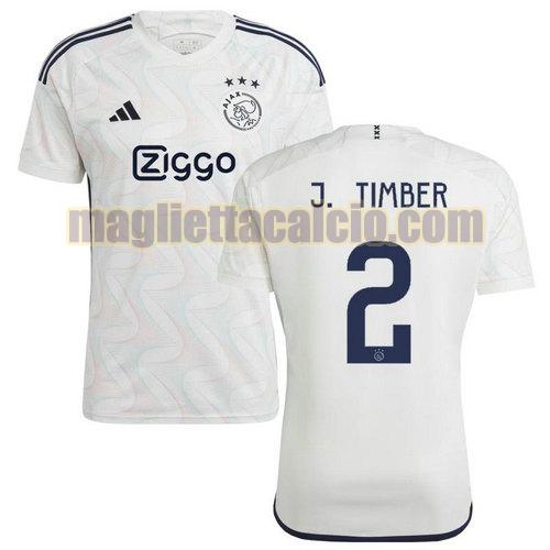 maglia seconda j. timber 2 afc ajax uomo 2023-2024