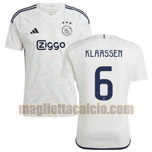 maglia seconda klaassen 6 afc ajax uomo 2023-2024