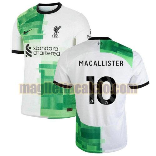 maglia seconda macallister 10 liverpool uomo 2023-2024