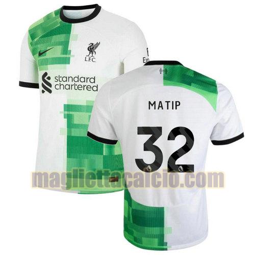 maglia seconda matip 32 liverpool uomo 2023-2024