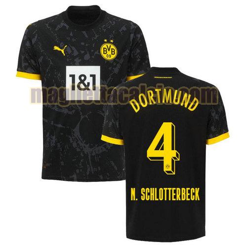 maglia seconda n. schlotterbeck borussia dortmund uomo 2023-2024