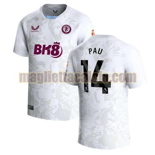 maglia seconda pau 14 aston villa uomo 2023-2024