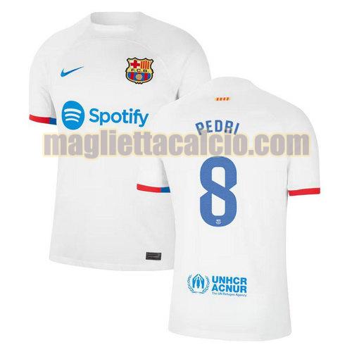 maglia seconda pedri 8 barcellona uomo 2023-2024