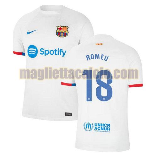 maglia seconda romeu 18 barcellona uomo 2023-2024