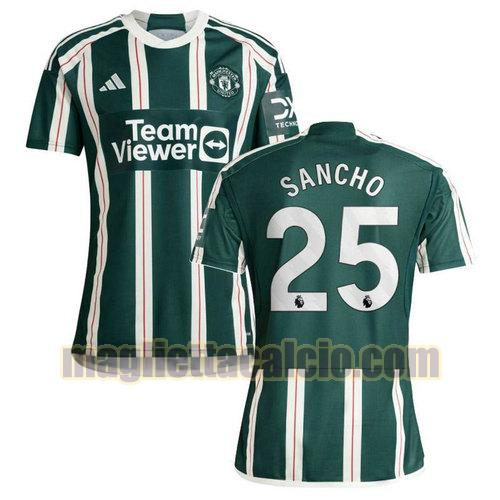 maglia seconda sancho 25 manchester united uomo 2023-2024