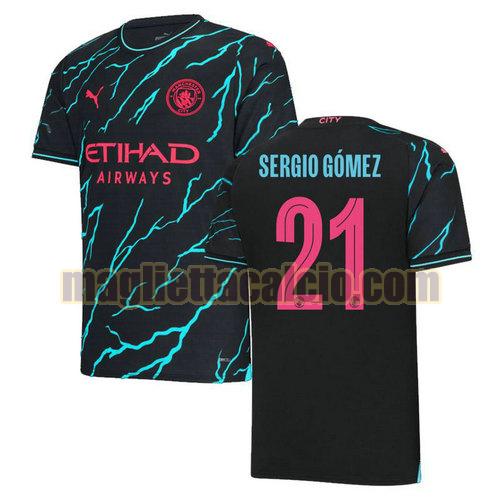 maglia seconda sergio_gomez 24 manchester city uomo 2023-2024