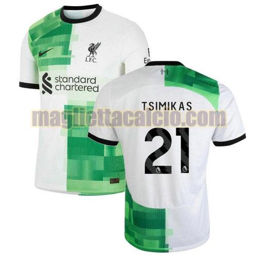 maglia seconda tsimikas 21 liverpool uomo 2023-2024