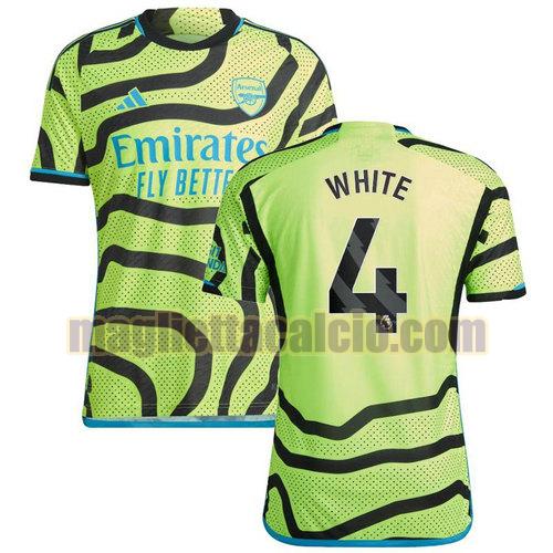 maglia seconda white arsenal uomo 2023-2024