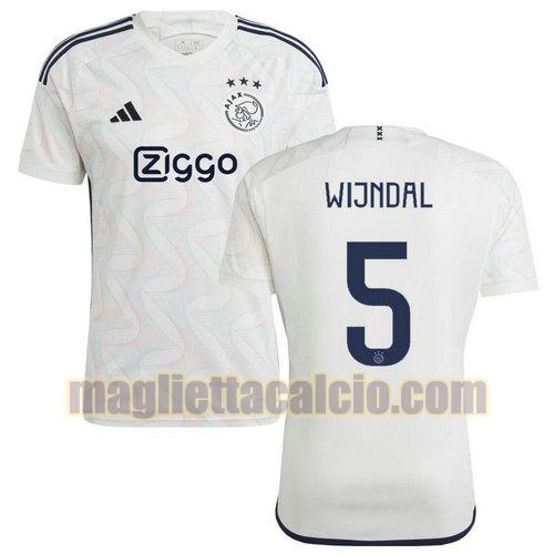 maglia seconda wijndal 5 afc ajax uomo 2023-2024