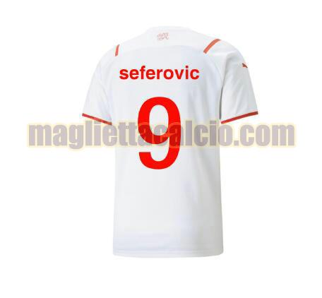 maglia seferovic 9 svizzera uomo seconda 2021-2022