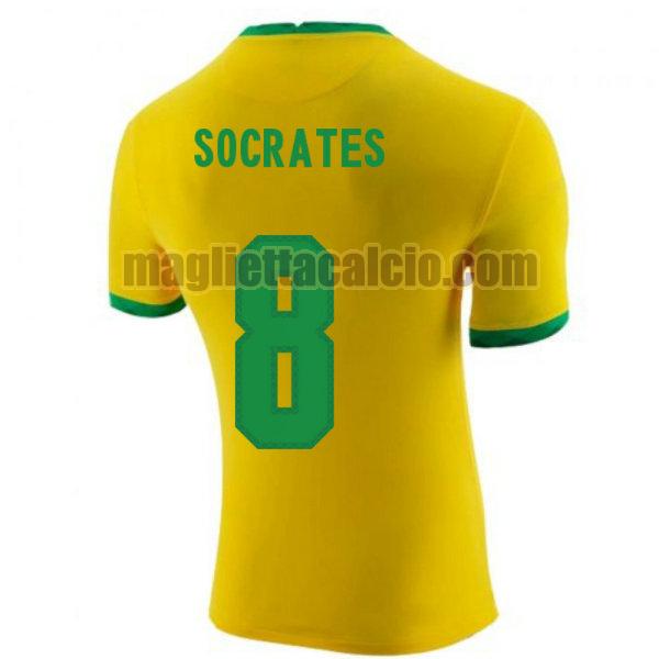 maglia socrates 8 brasile uomo prima 2020-2021