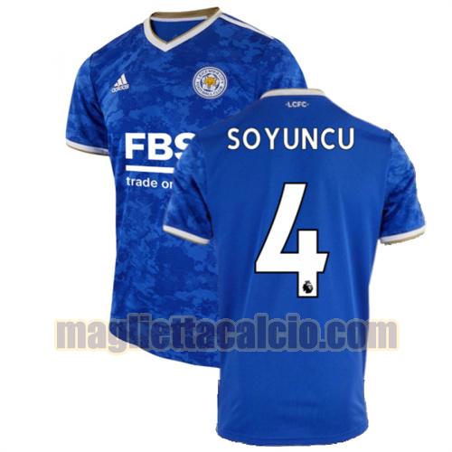 maglia soyuncu 4 leicester city uomo prima 2021-2022